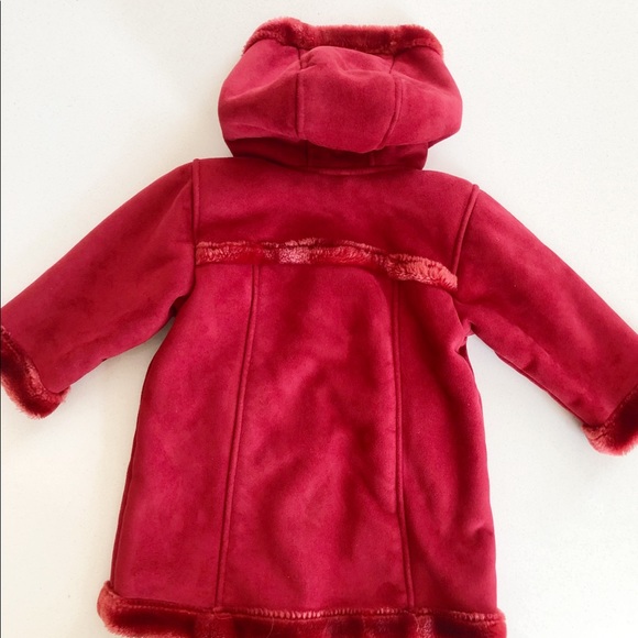 Red Shearling Jacket - Picture 4 of 6